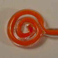 (image for) Effetre Orange Filigrana Rod