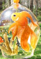 (image for) Large Goldfish Wind Chime