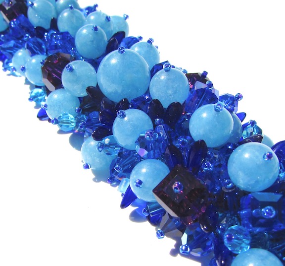 Blue Caterpillar Bracelet