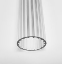 (image for) 26mm 1.5 Borosilicate Clear Scalloped Tube