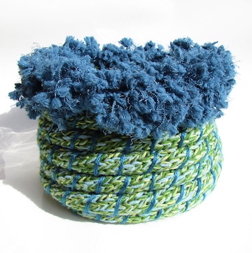 (image for) Green Bird Nest Basket