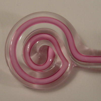 (image for) Effetre Pink w/White Core Filligrana Rod - Click Image to Close