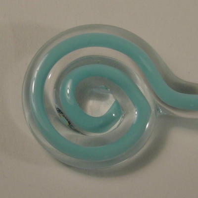 (image for) Effetre Light Turquoise Filigrana Rod - Click Image to Close